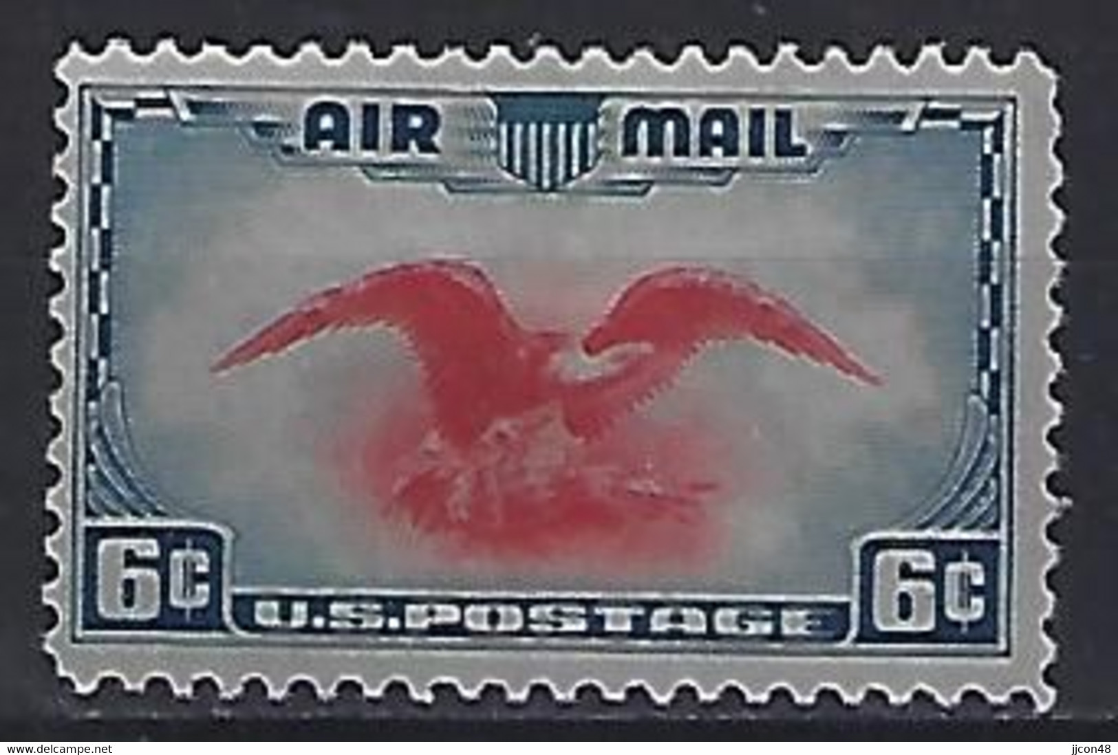 USA 1938  Air Mail (o) Mi.442 - 1a. 1918-1940 Usados