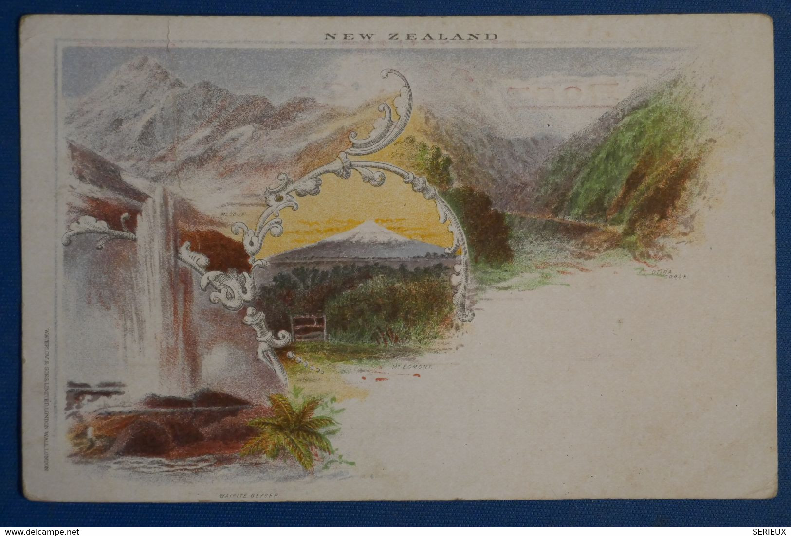 AK5 NEW ZEALAND BELLE CARTE  1910 NON VOYAGEE ..NEUVE ++++ - Cartas & Documentos