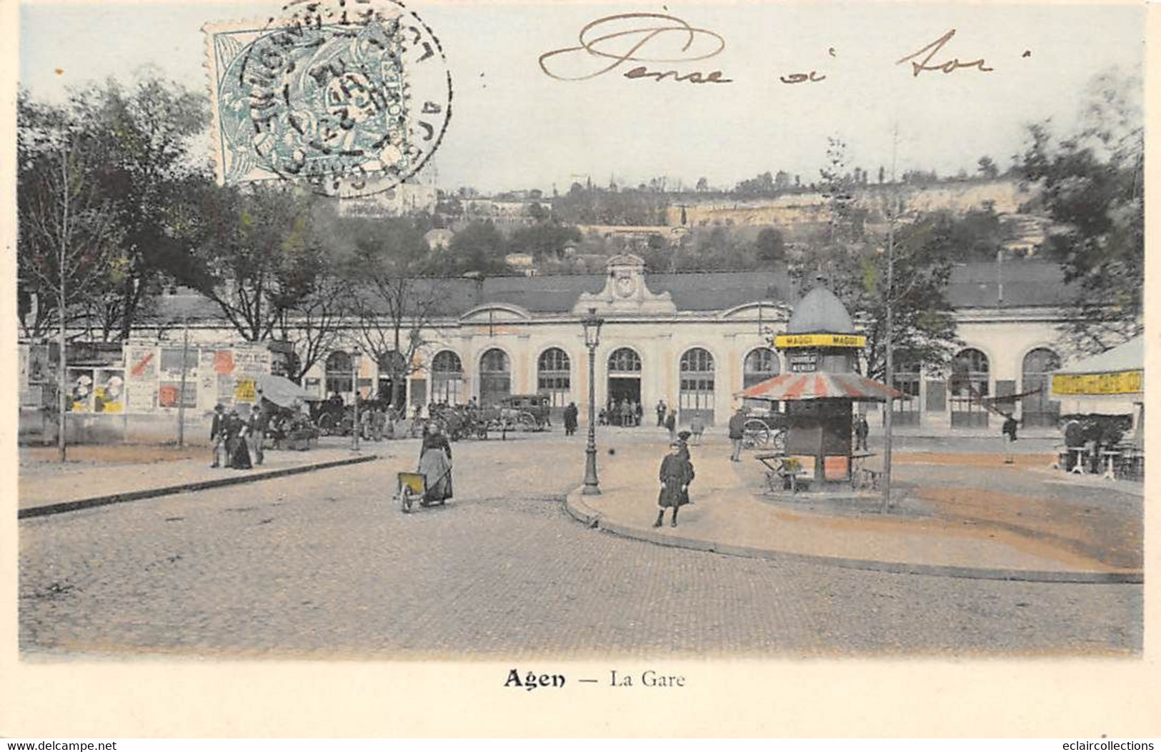 Agen       47        Extérieur De La Gare      (voir Scan) - Agen