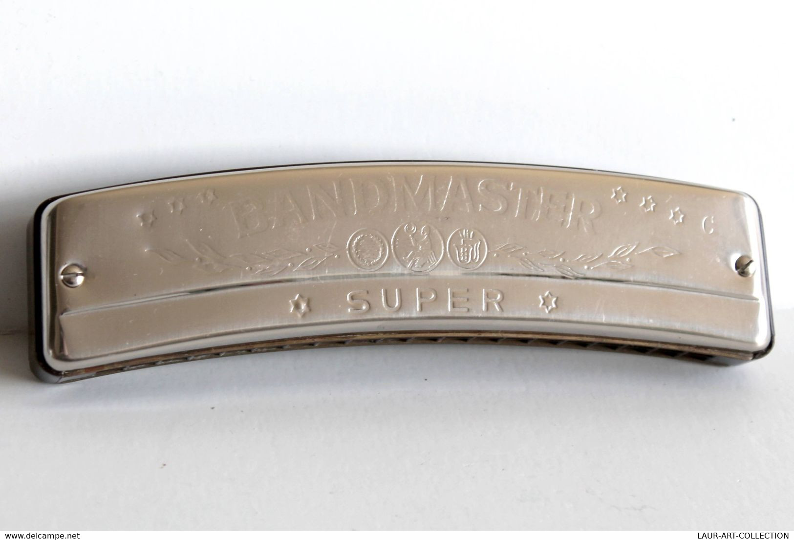 ANCIEN HARMONICA BANDMASTER SUPER "C" 40 TROUS MADE IN GERMAN DEMOCRATIC VINTAGE        (3011.1) - Instrumentos De Música