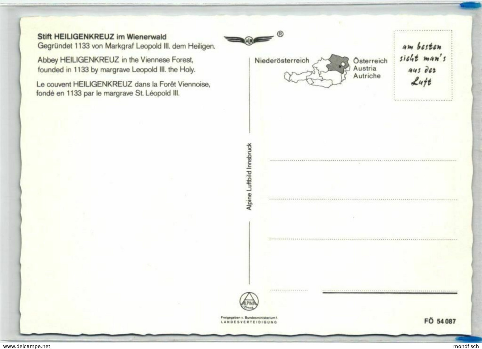 Stift Heiligenkreuz - Luftbild - Heiligenkreuz