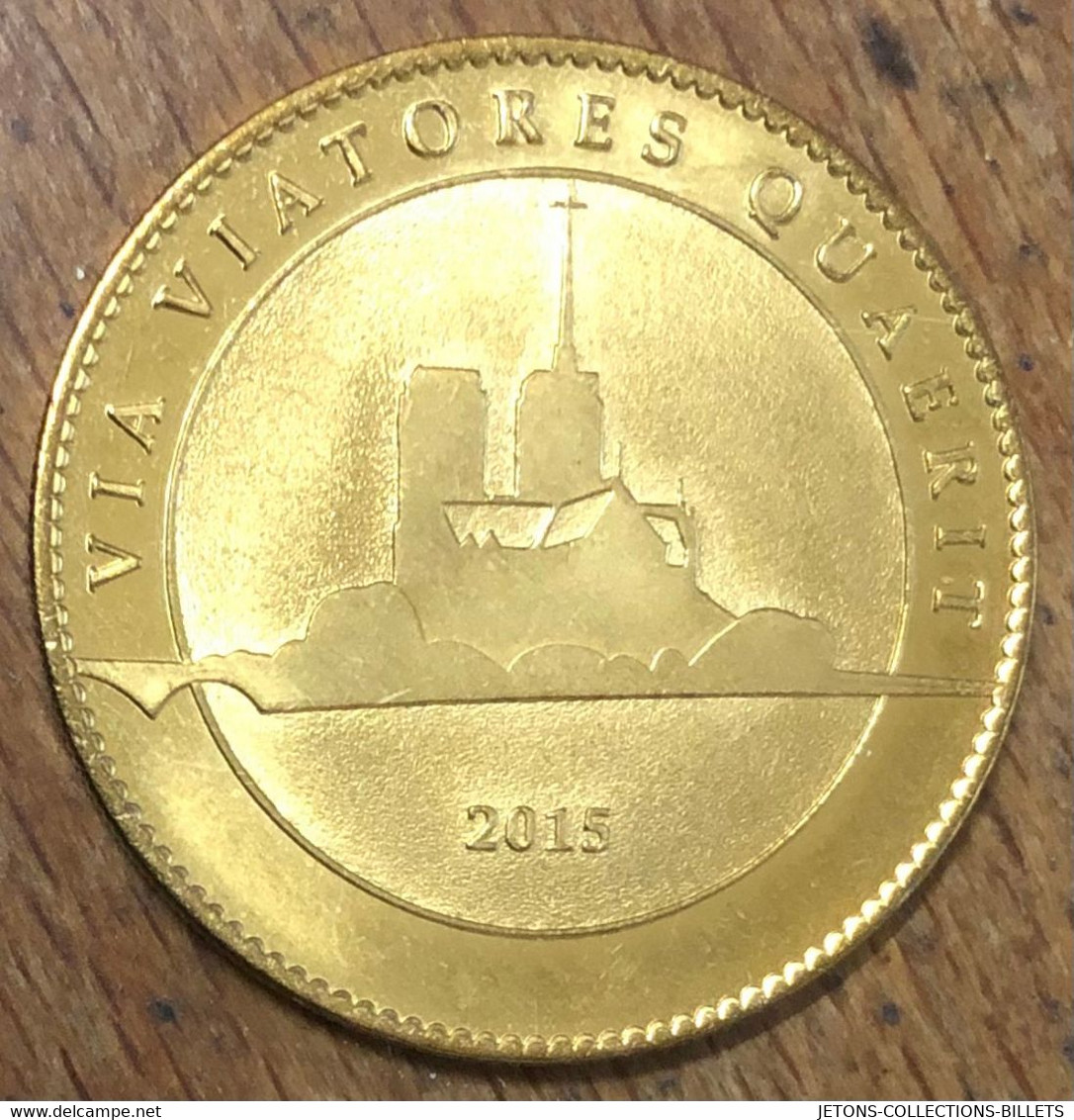 75004 CATHÉDRALE NOTRE-DAME DE PARIS AB 2015 MÉDAILLE ARTHUS BERTRAND JETON TOURISTIQUE MEDALS TOKENS COINS - 2015