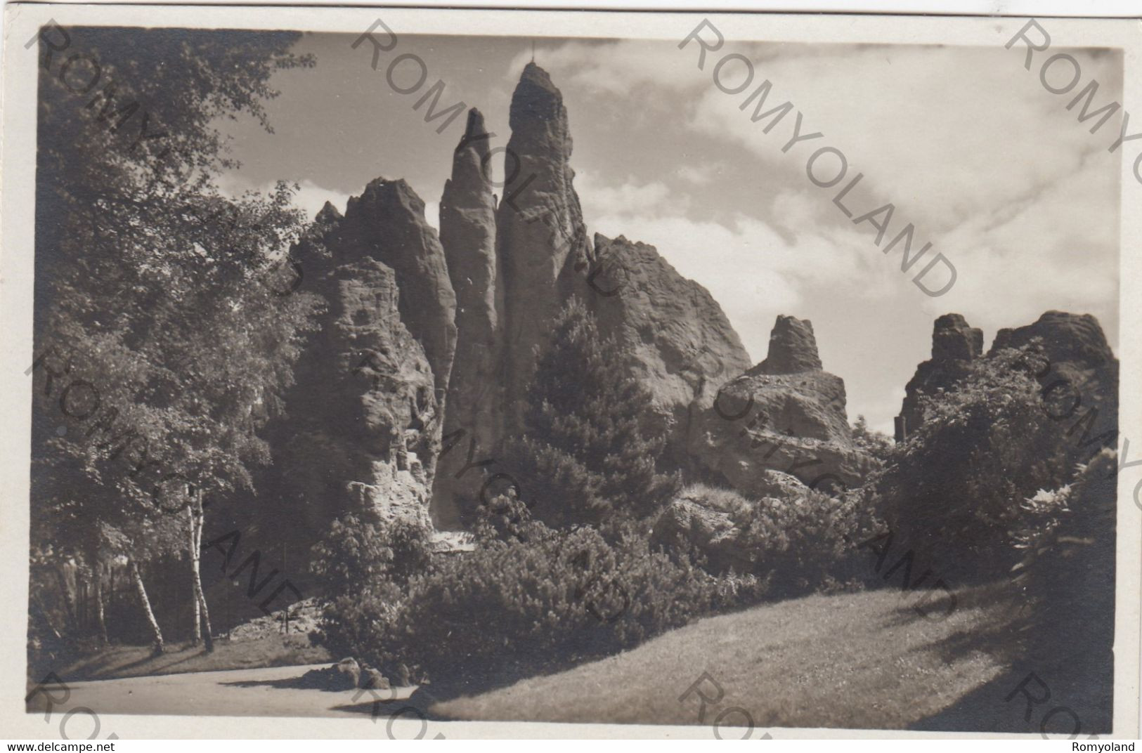 CARTOLINA  ALTONA-STELLINGEN HAMBURG,GERMANIA,CARL HAGENBACK"S TIERPARK,HOCHGEBIRGS-PANORAMA,NON VIAGGIATA - Stellingen