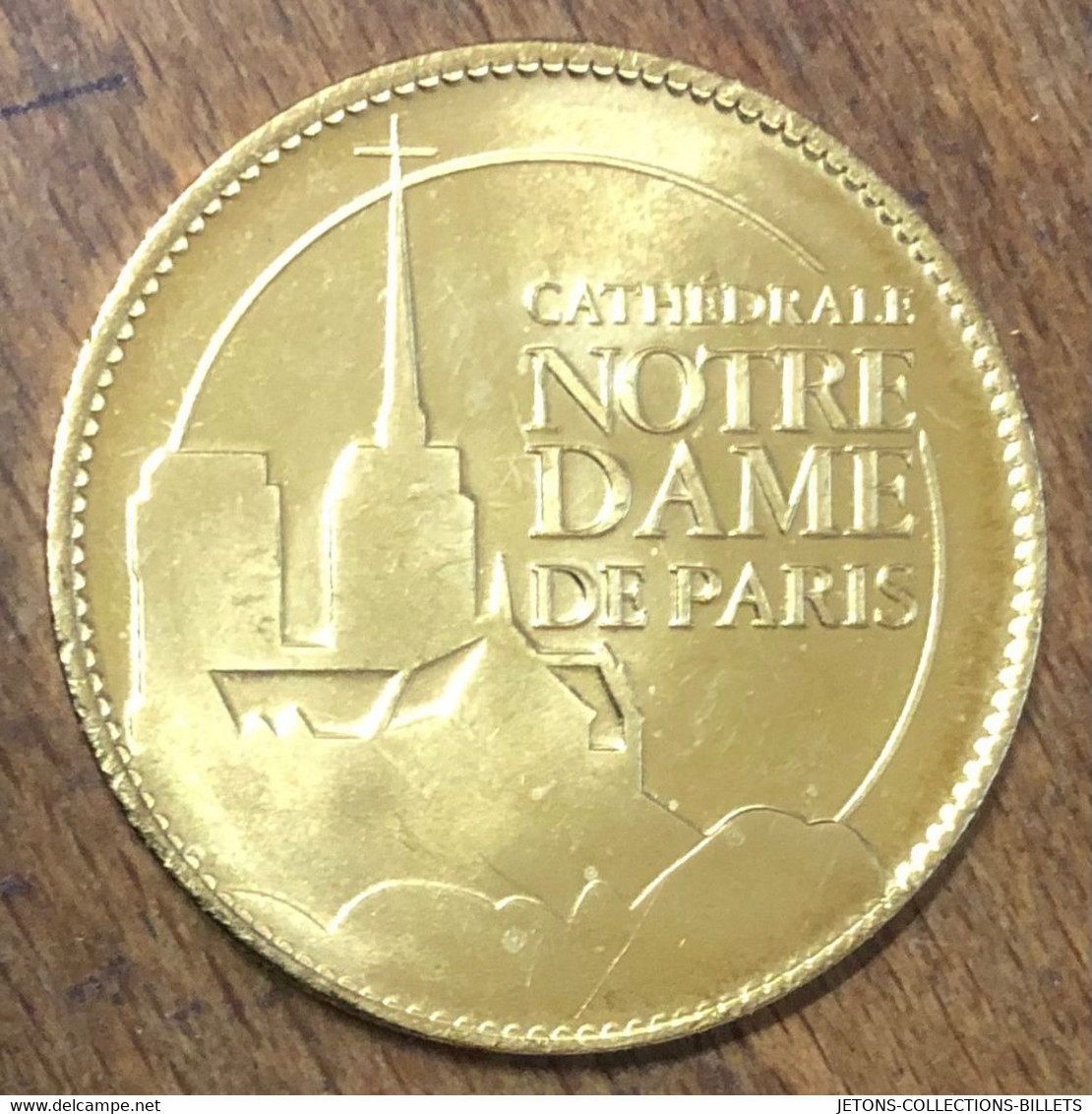 75004 CATHÉDRALE NOTRE-DAME DE PARIS AB 2015 MÉDAILLE ARTHUS BERTRAND JETON TOURISTIQUE MEDALS TOKENS COIN - 2015