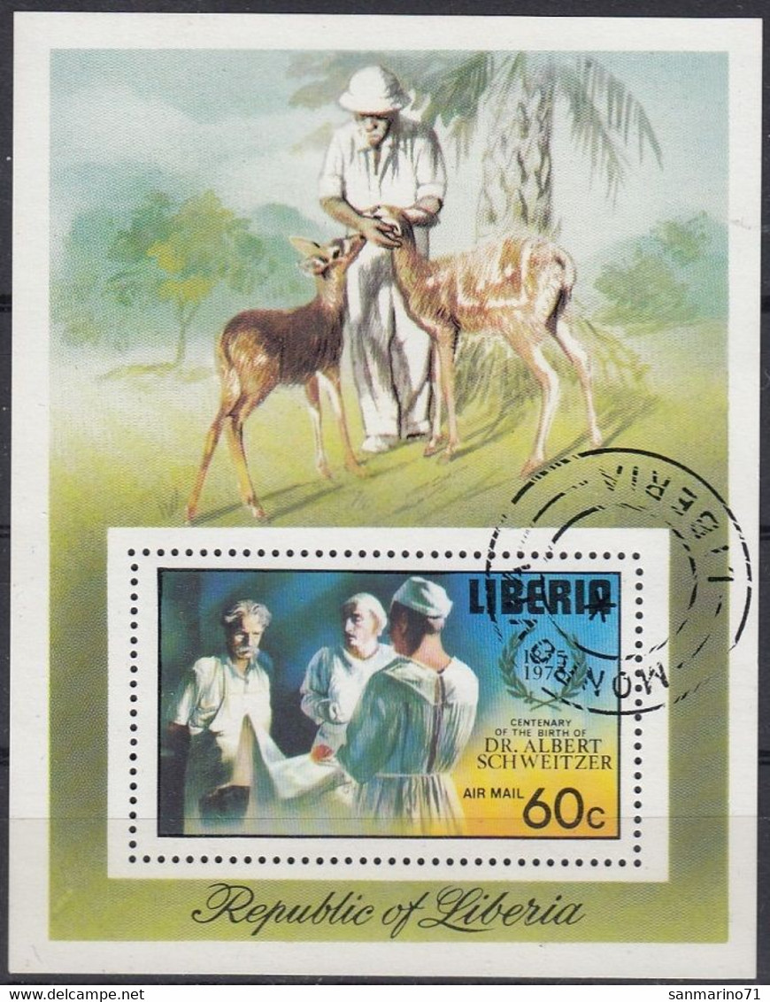 LIBERIA 966,used - Albert Schweitzer