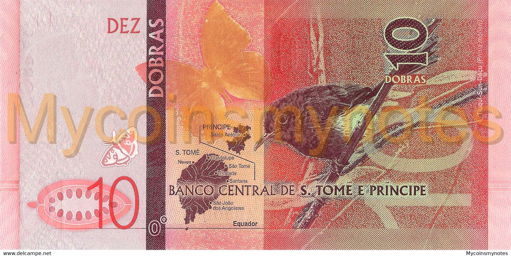 SÃO TOMÉ And PRÍNCIPE, 10 Dobras, PNEW, 2021, Paper, UNC - Sao Tome And Principe