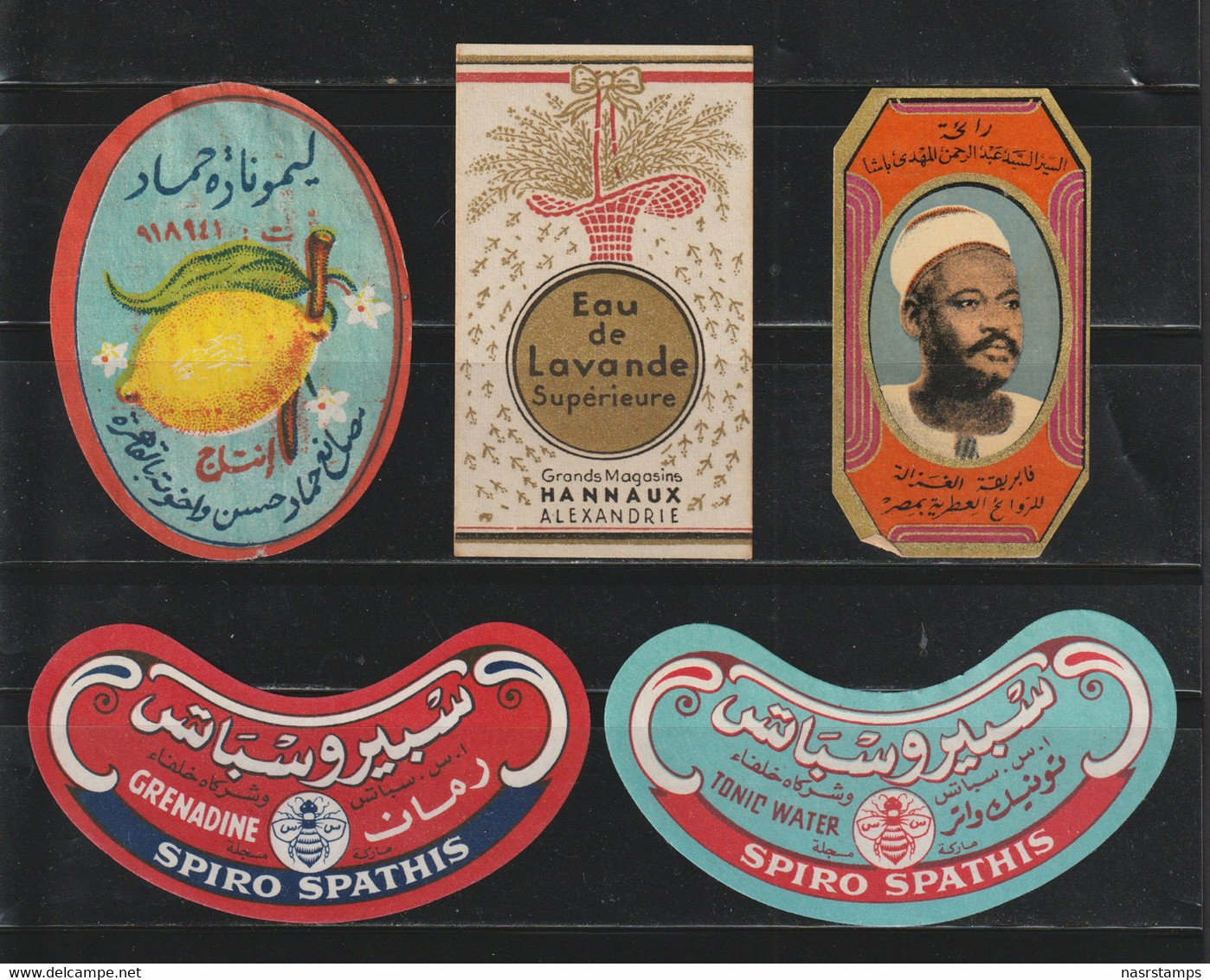 Egypt - Collection - Vintage Label - ( Lotion - Perfume .. Etc. ) - Neufs