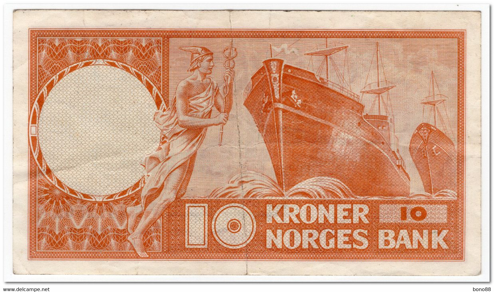 NORWAY,10 KRONER,1961,P.31c,VF+ - Norvège