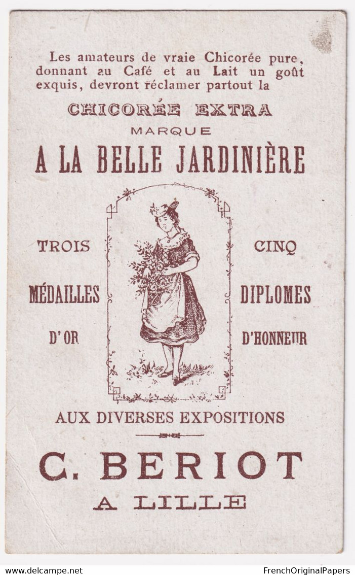 Anthropomorphisme Chromo Bériot Basses-Pyrénées Sel Blanc Saucisson Jambon De Bayonne Vin Jurançon Eaux-Bonne Eau A64-19 - Tee & Kaffee