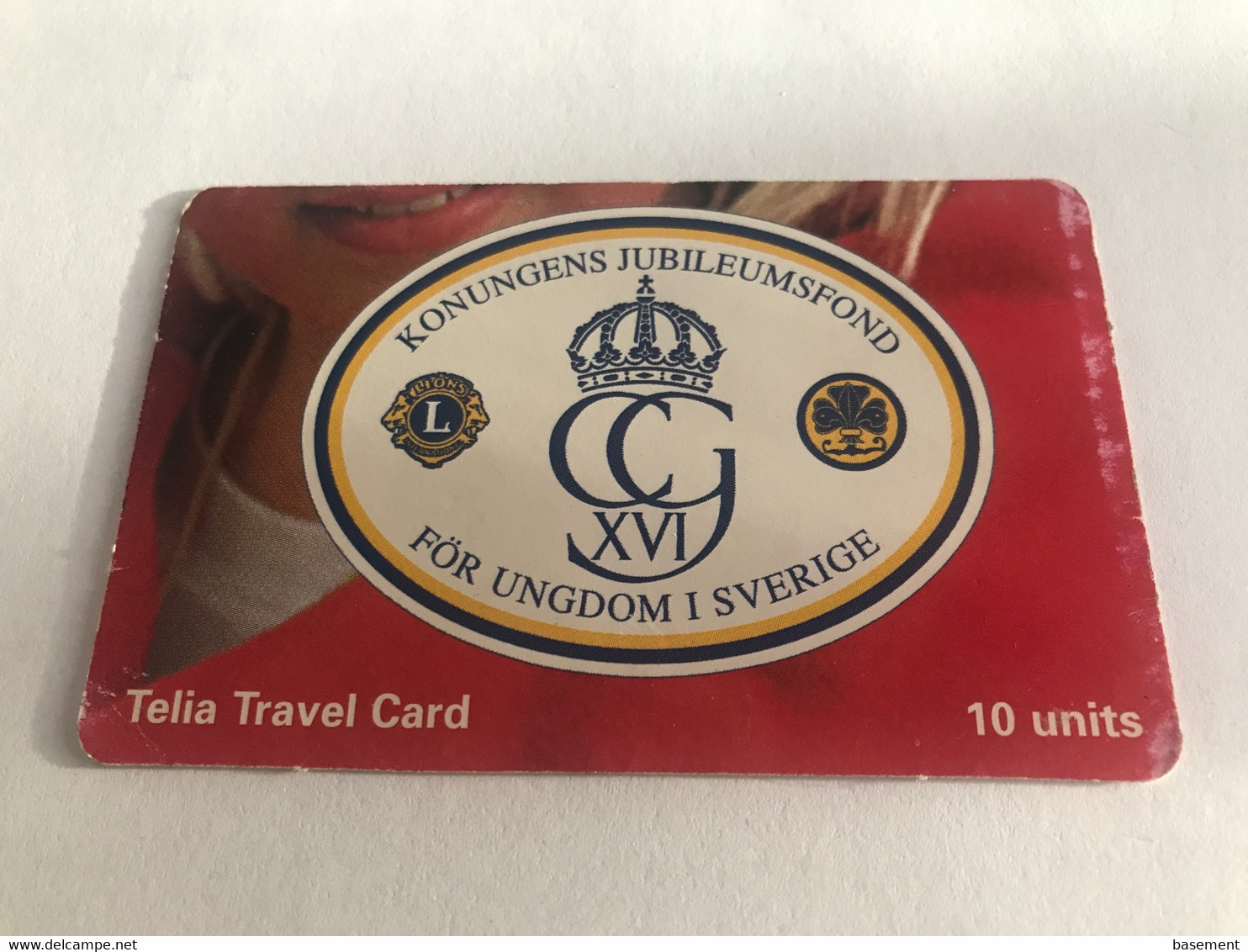 4:224 - Sweden Travel Card Lions Rare Card ( Thin Paper Some Usage ) - Schweden