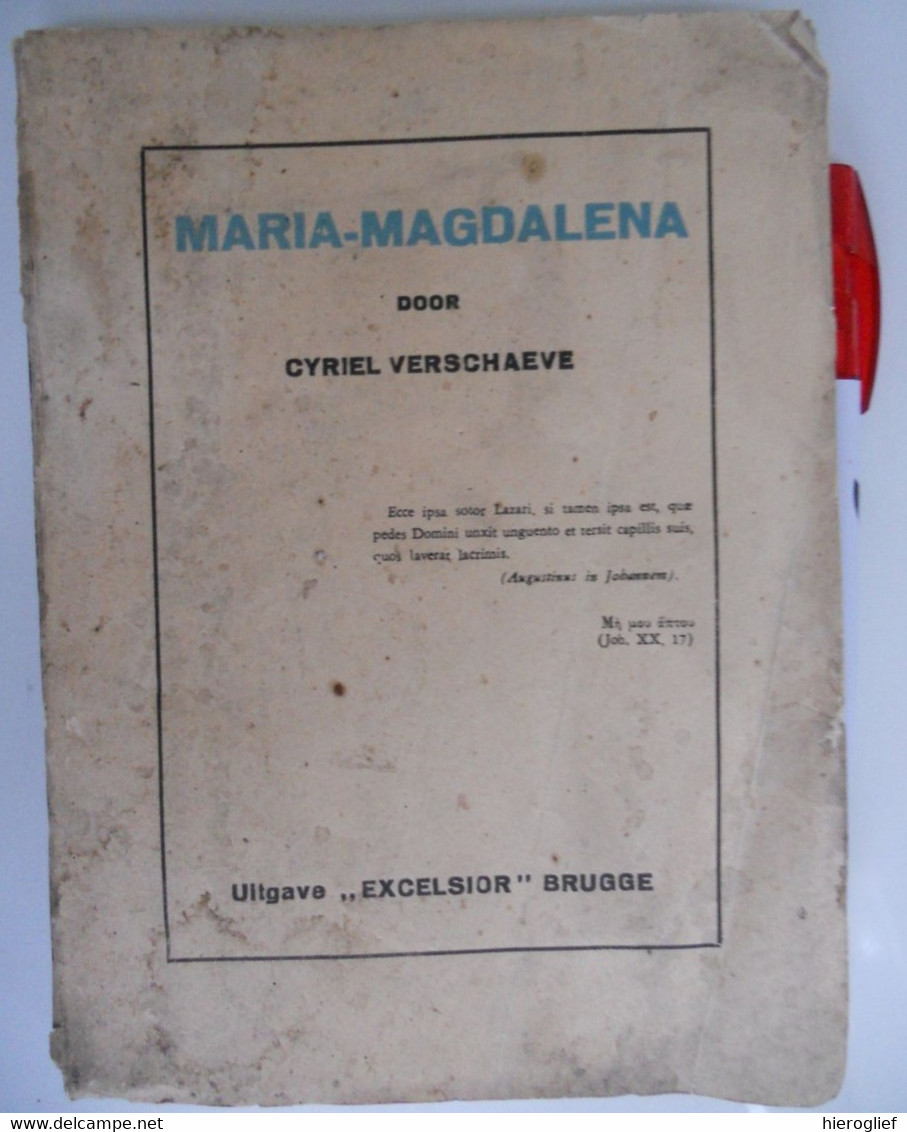 MARIA-MAGDALENA Door Cyriel Verschaeve Ardooie Alveringem Vlaams Nationalisme Brugge Excelsior 1928 - Histoire