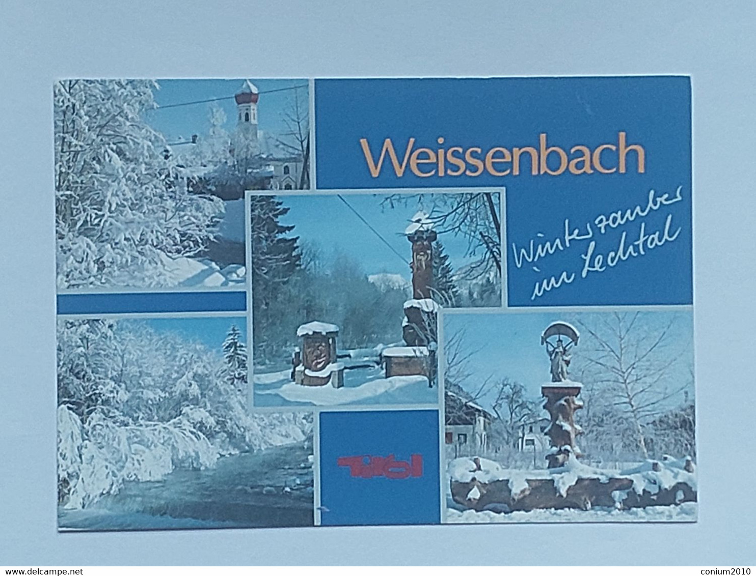 Weissenbach, Winter, Mehrbild (gelaufen, Ca. 2000); #H70 - Lechtal