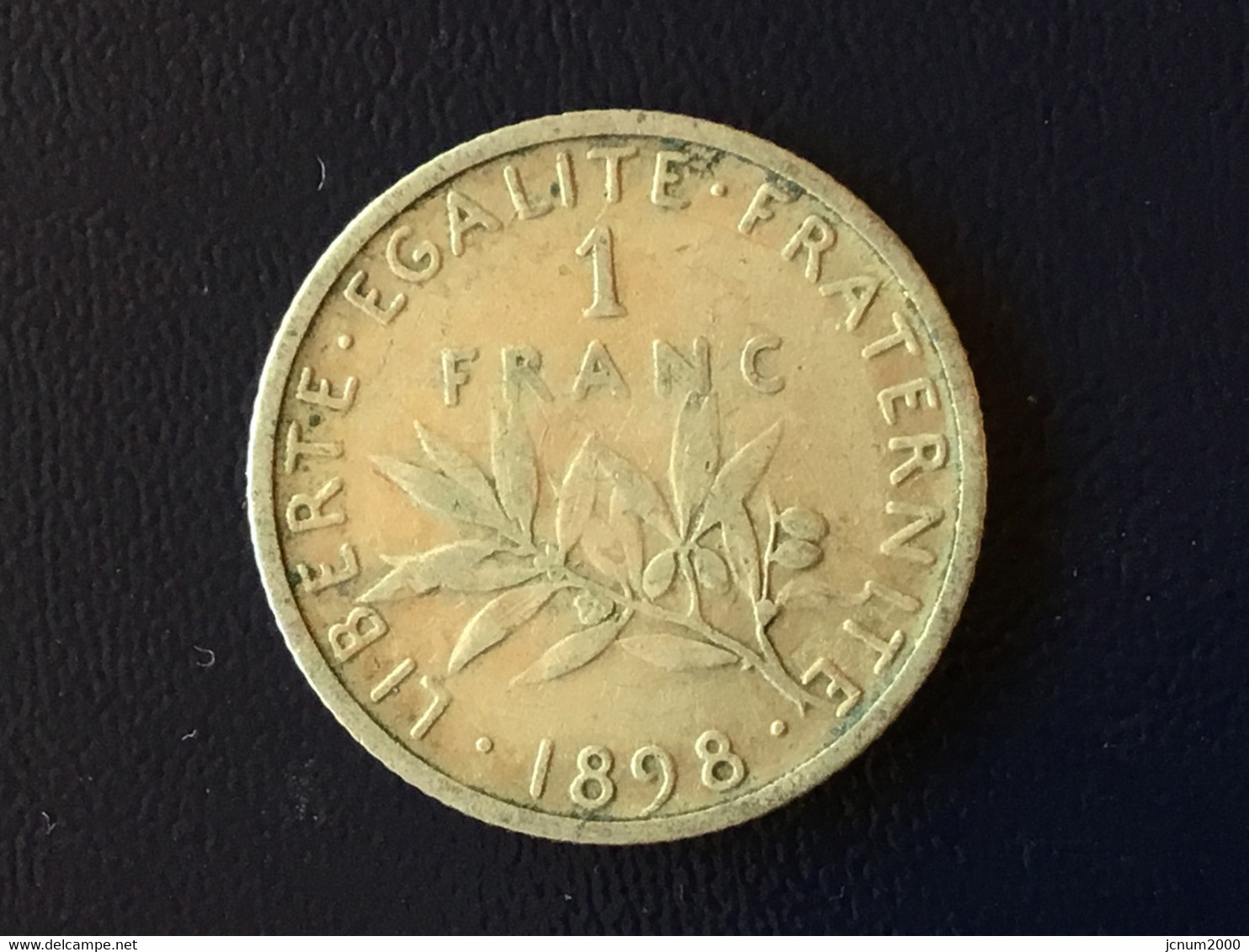 1f 1898 Argent  Semeuse - Autres & Non Classés