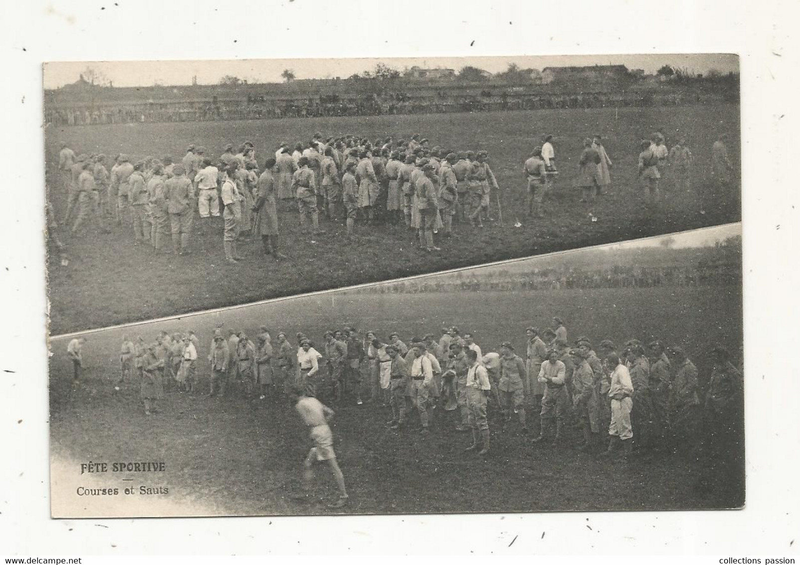 Cp , Sports , Fête Sportive , Courses Et Sauts, Multivues, Vierge ,ed. Collas - Gymnastique