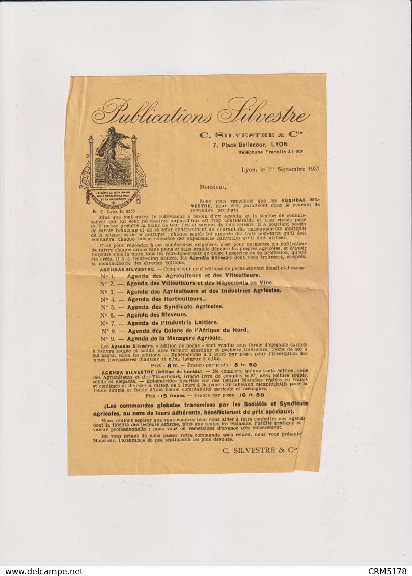 FRANCE-PREOBLITERES-LOT 2 LS. AVEC N° 43 ET 51-1922-EXP..ANNUAIRE DE L'AGRICULTURE...DEST. à VALBONNE Er GRASSE 06 - 1893-1947