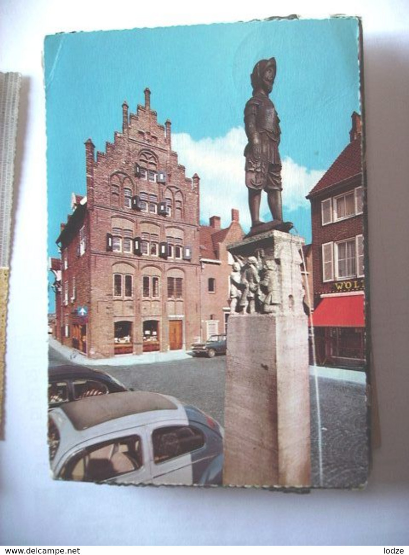 Nederland Holland Pays Bas Venlo Met Standbeeld En Romerhuis - Venlo