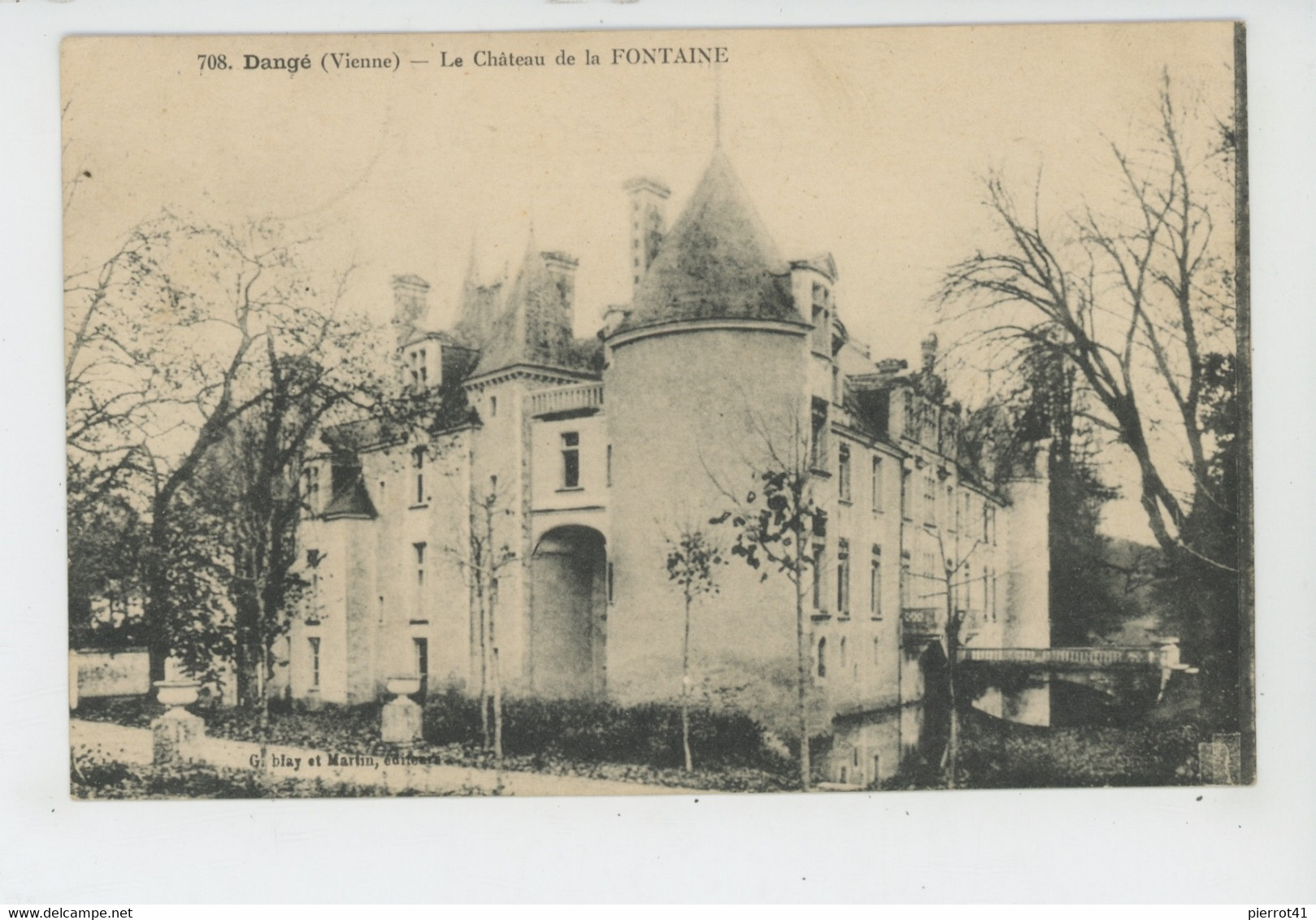 DANGÉ - Le Château De La FONTAINE - Dange Saint Romain