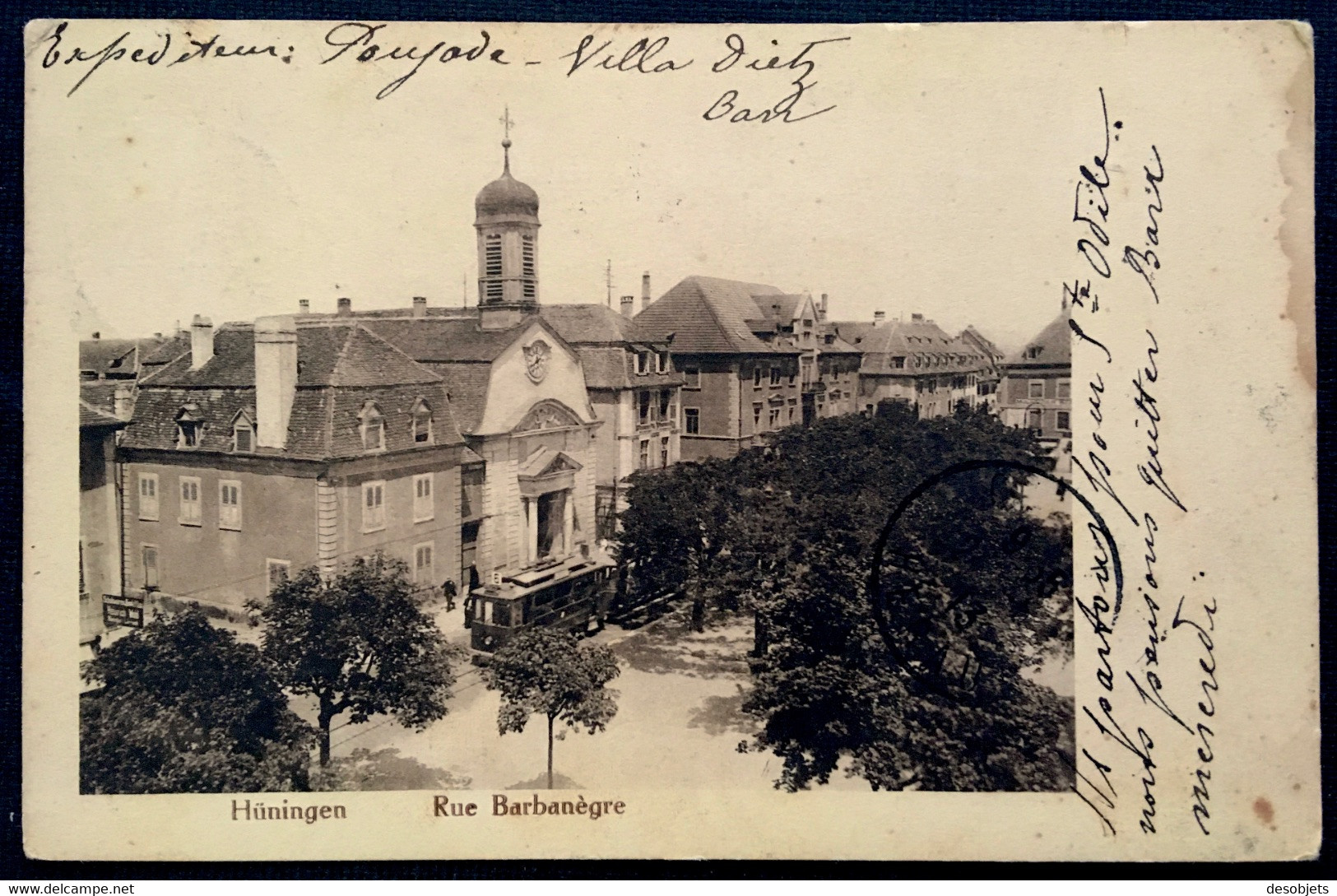 Hüningen. Rue Barbanègre - Huningue