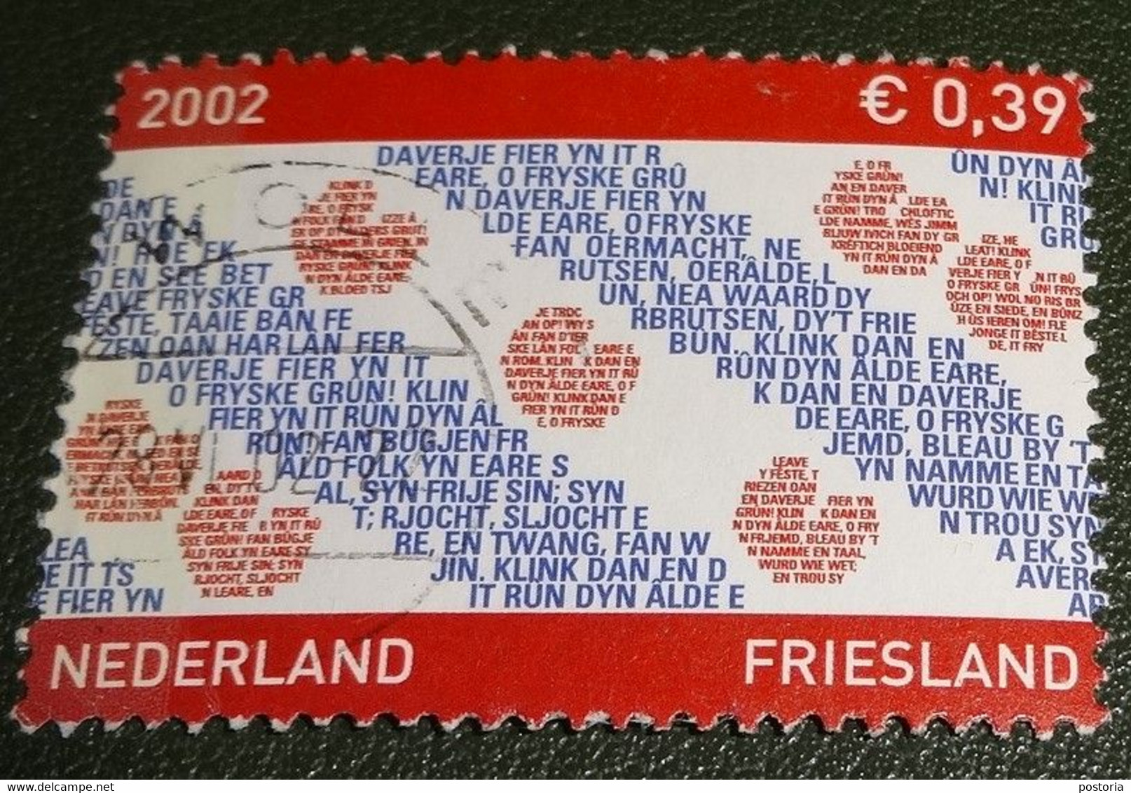 Nederland - NVPH - 2065 - 2002 - Gebruikt - Cancelled - Provincievlaggen - Friesland - Usati