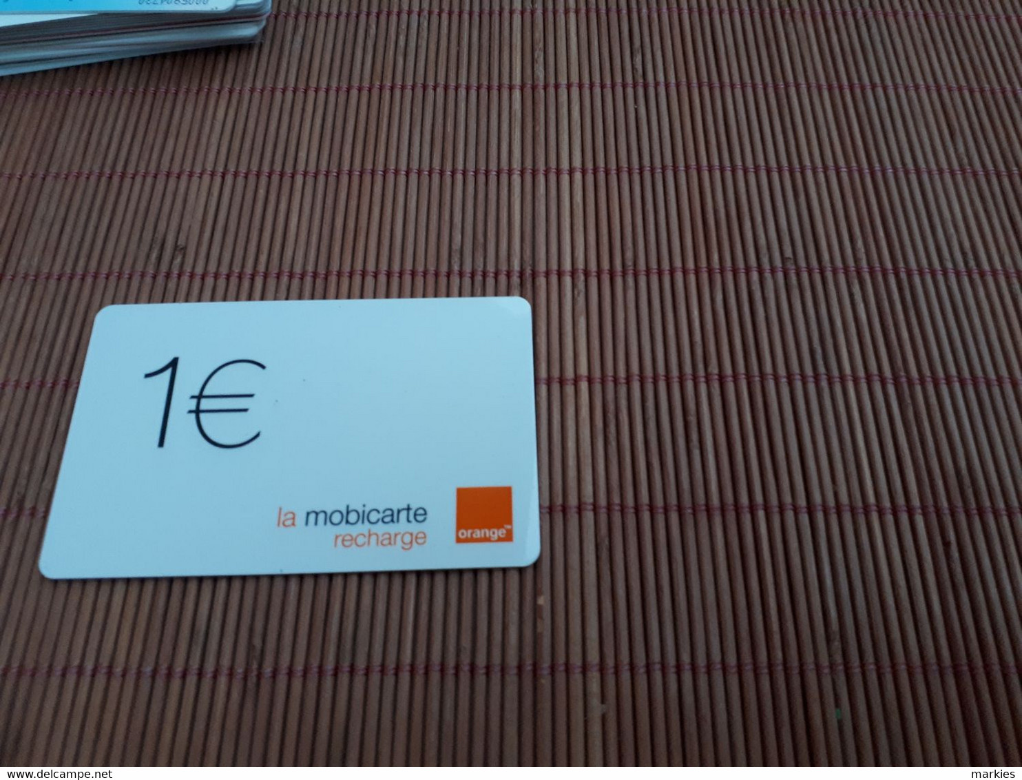 Orange Prepaidcard 1 Euro Used  Rare - Nachladekarten (Handy/SIM)