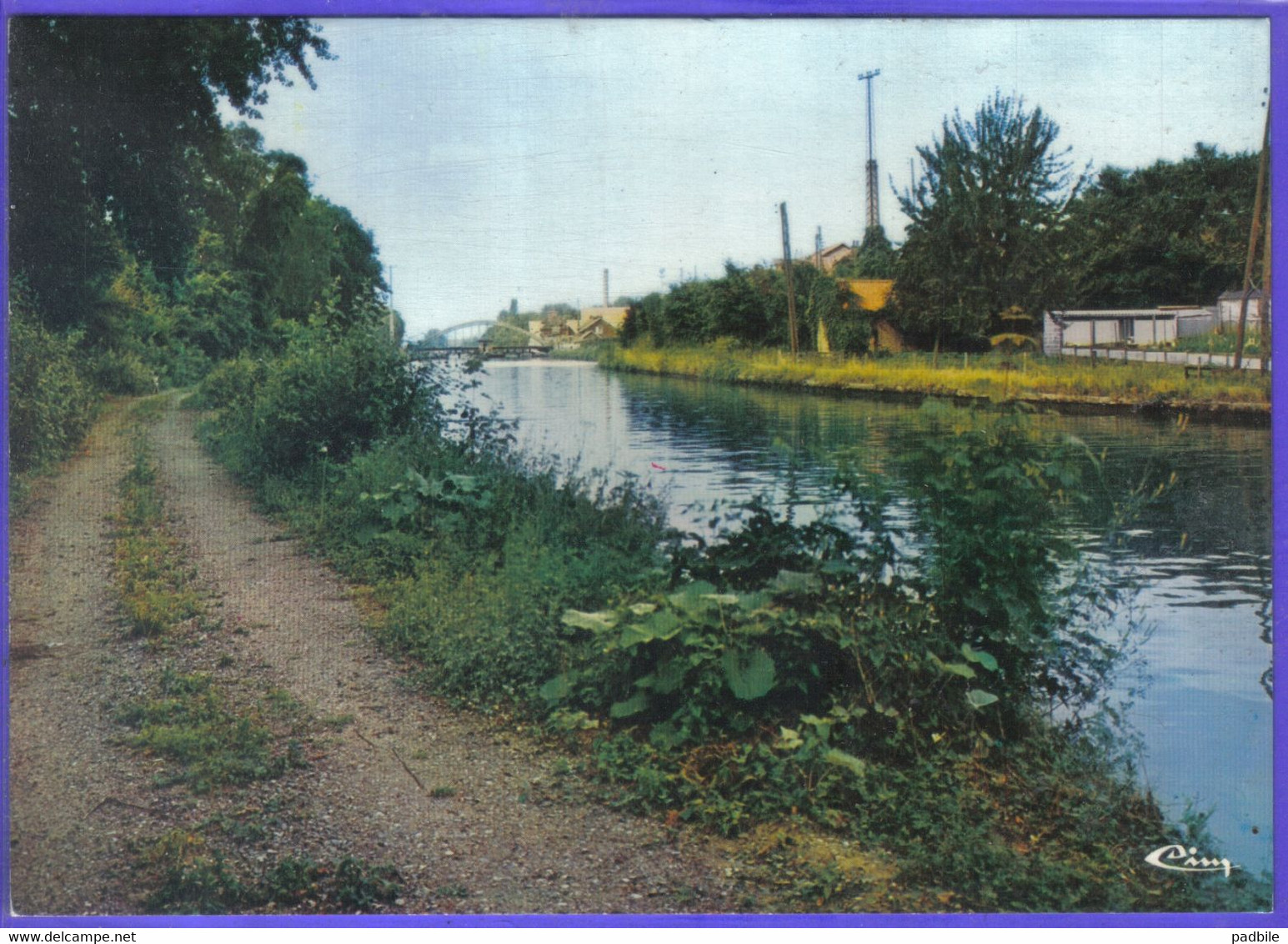 Carte Postale 59. Marcoing Le Canal De St-Quentin  Très Beau Plan - Marcoing