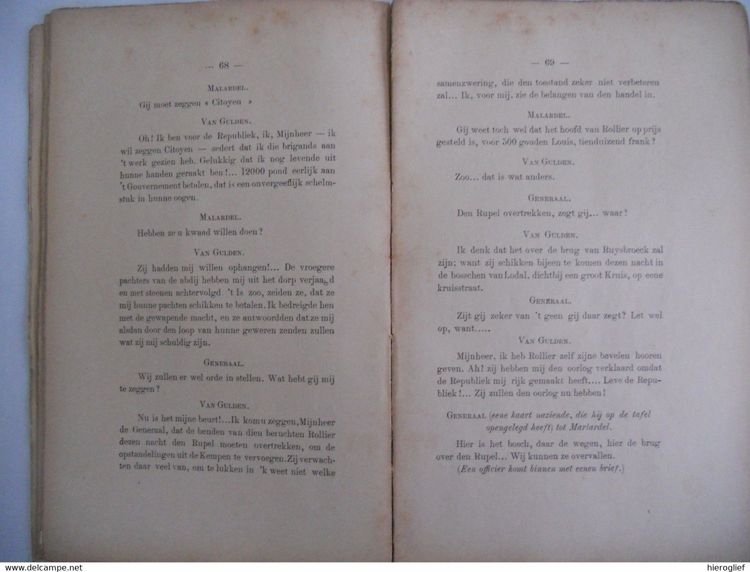 BESLOTEN TIJD drama 5 bedrijven Baron Kervyn de Volkaersbeke Kamiel Van Britsom Gent 1898 a. janssens g. van vlemmeren