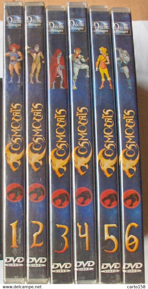 DVD  -  LOT 6 DVD - COSMOCATS - 1 à 6 - 11 HEURES DE FILMS - Cartoons