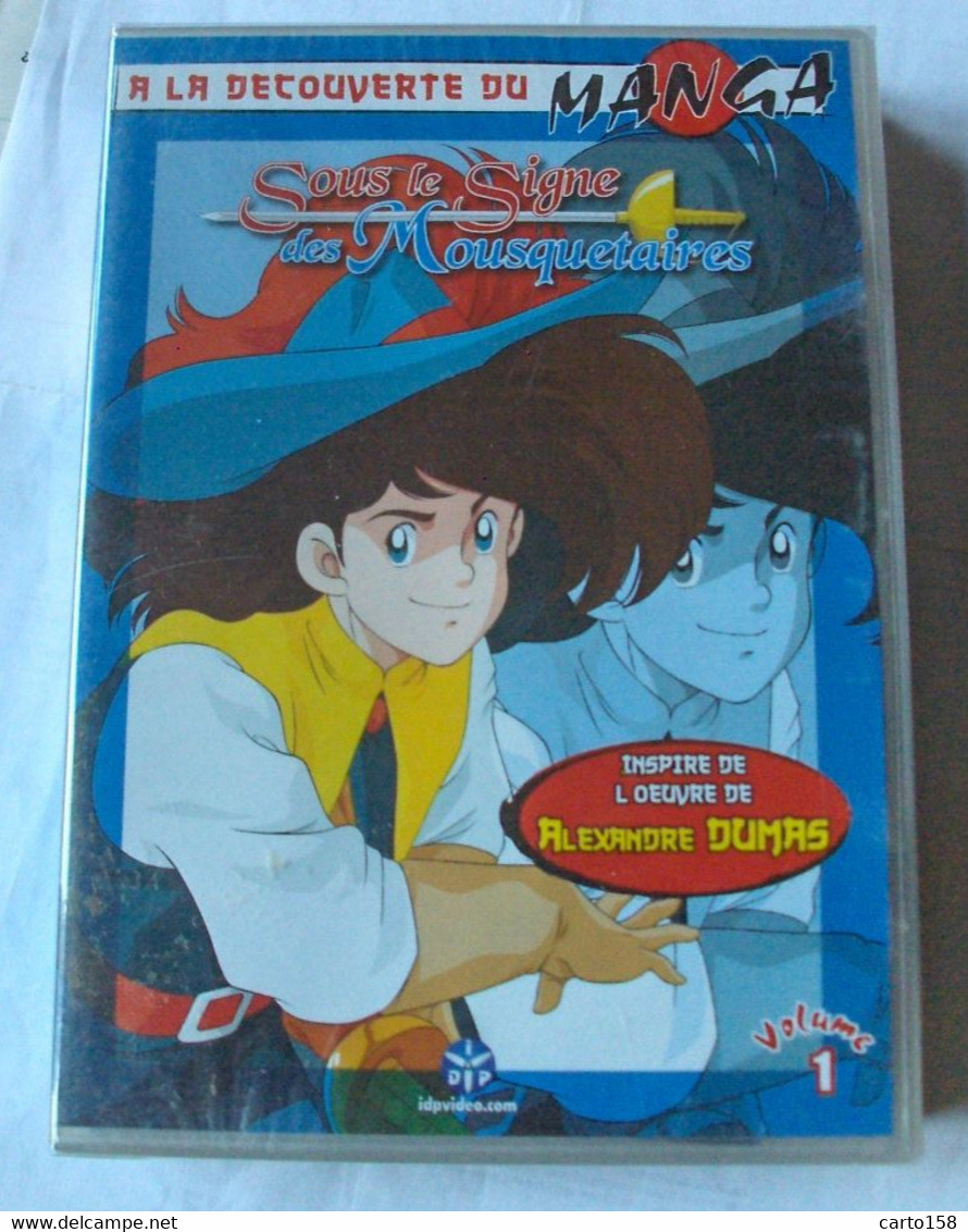 DVD  -- SOUS LE SIGNE DES MOUSQUETAIRES - VOLUME 1 - 125 Mn - Cartoons