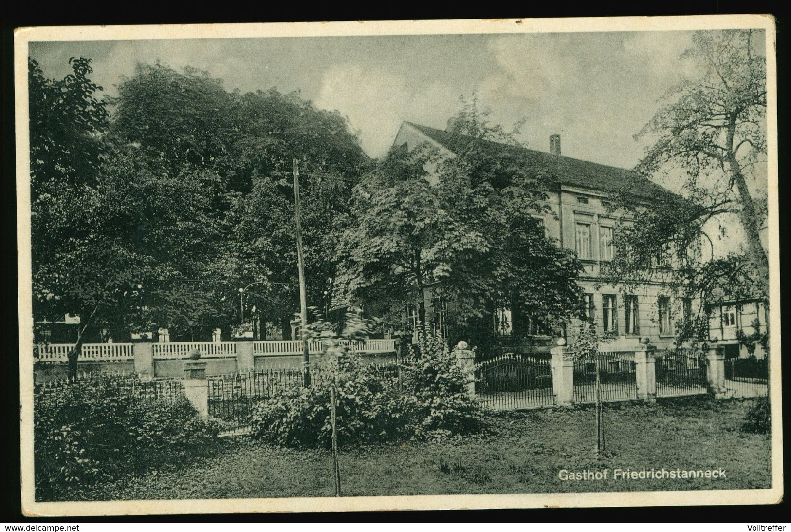 Orig. Foto AK Um 1940 Gasthof Friedrichstanneck In Eisenberg Thüringen, Inhaber M. Steingrüber - Eisenberg