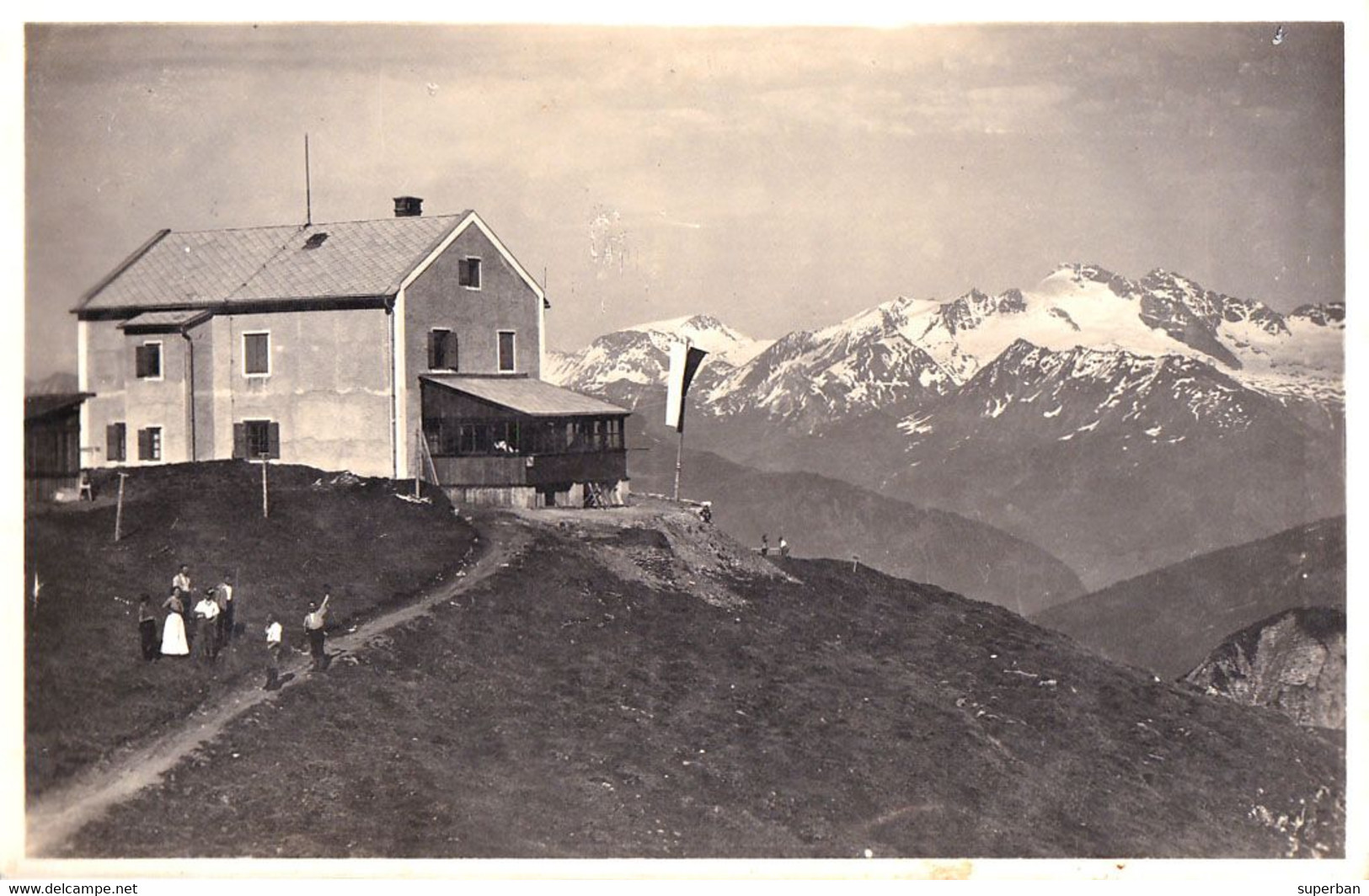 DAS WIENER NATURFREUNDEHAUS Am PADASTERJOCH (2218 M) Bei STEINACH Am BRENNER In TIROL ~ 1920 ? - RRR !!! (ai488) - Steinach Am Brenner