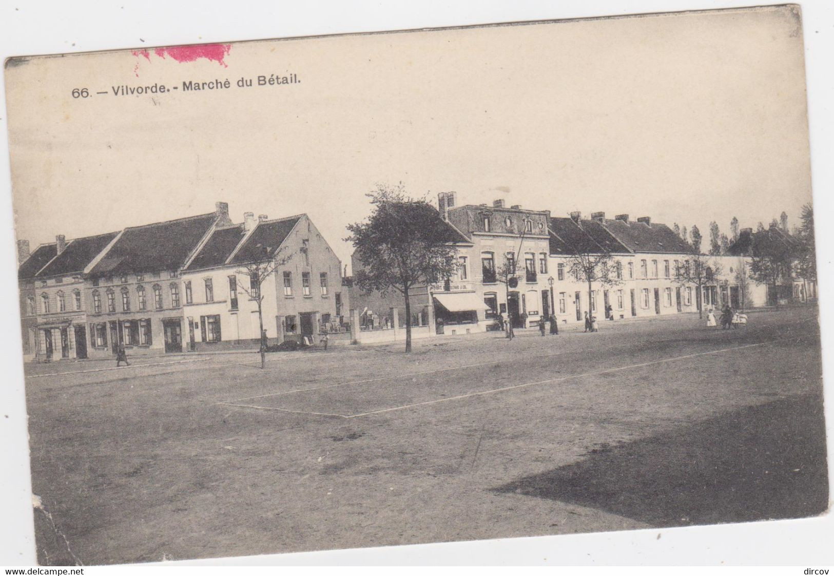 Vilvoorde - De Veemarkt (Bertels Nr 66) (gelopen Kaart Met Zegel) - Vilvoorde