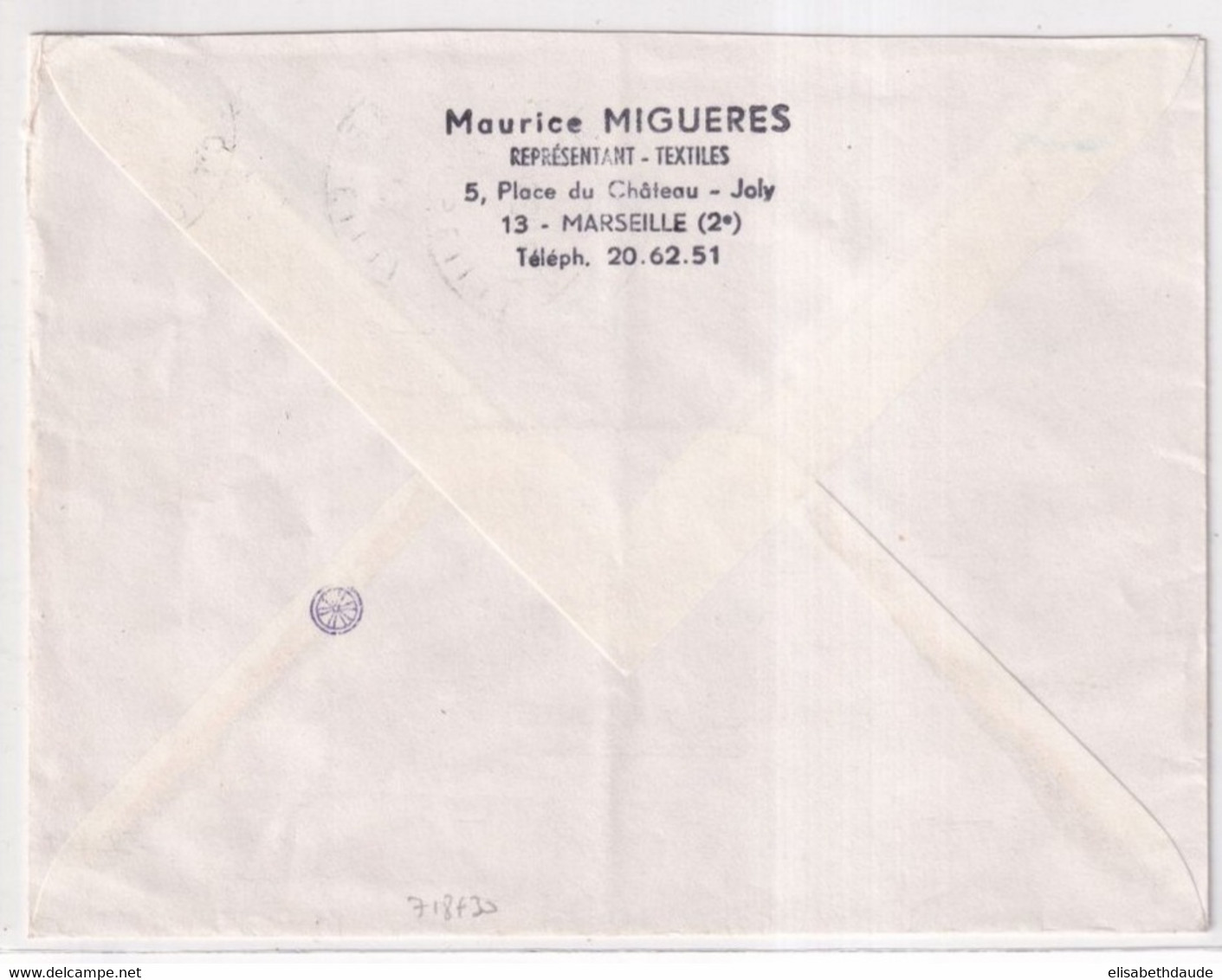 MAI 1968 - GREVE - OBLITERATION De MARSEILLE DIRECTION ! Sur ENVELOPPE => TOULOUSE - CHEFFER - Documents