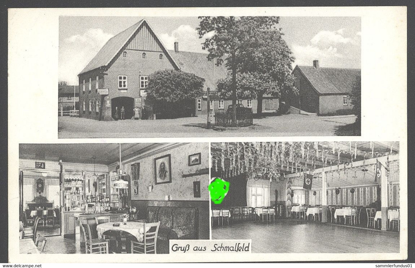 AK/CP Schmalfeld  Kaltenkirchen  Gasthof Zum Weißen Roß   Gel/circ.1940    Erhaltung/Cond. 1-  Nr. 01388 - Kaltenkirchen