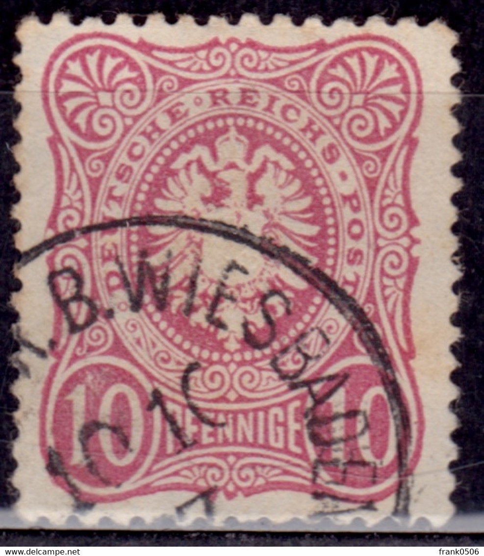 Germany 1875, Imperial Eagle, 10 "Pfennige", Sc#31, Used - Gebraucht