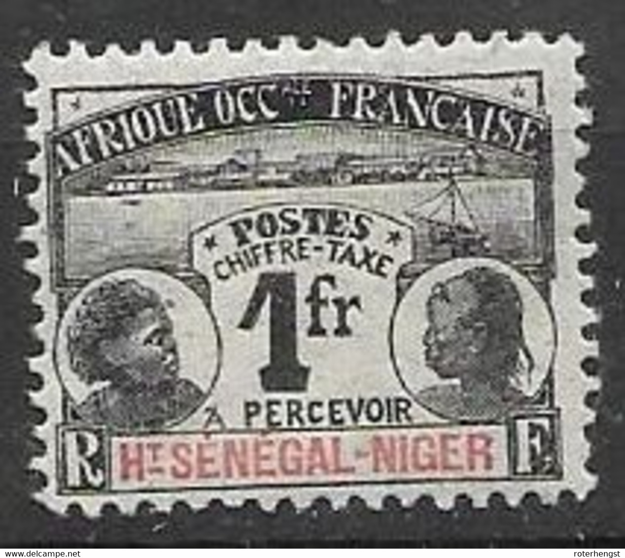 Senegal Mh Nc * 1906 42 Euros Postage Due Timbre Taxe - Segnatasse