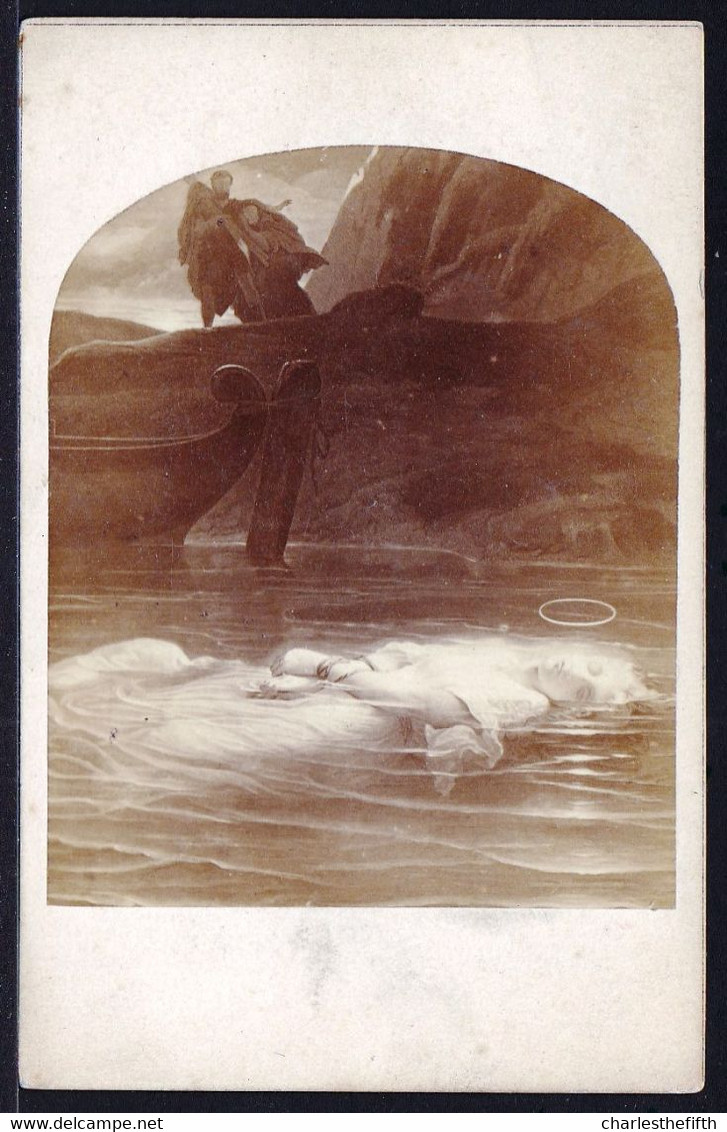 Vers 1875 PHOTO CDV GOUPIL - Le Martyre  - Photo De Tableau De Delaroche - Alte (vor 1900)
