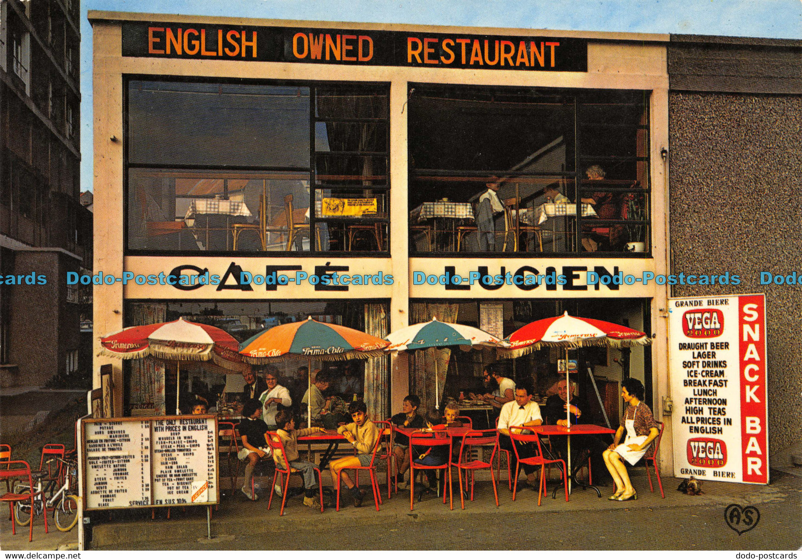 L012562 Boulogne Sur Mer. Restaurant Cafe Lucien. Artaud Freres - Monde