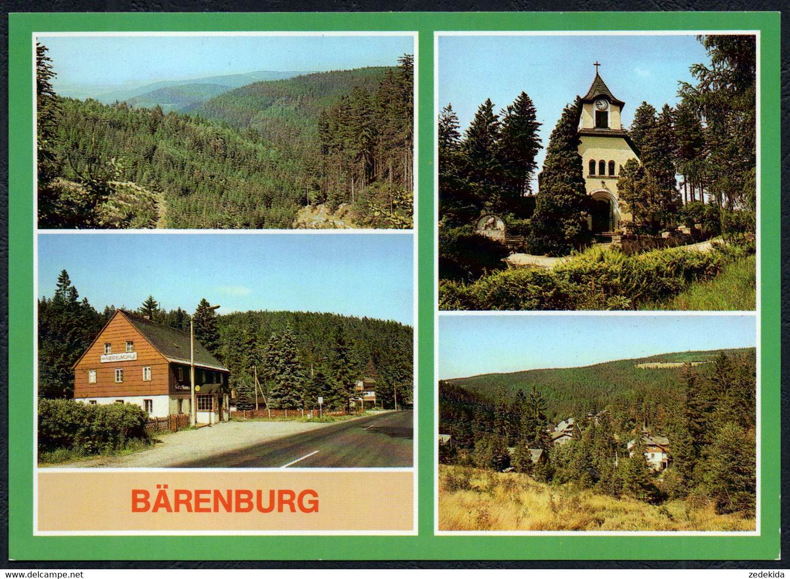 F5036 - TOP Bärenburg Oberbärenburg HO Gaststätte Riedelmühle - Verlag Bild Und Heimat Reichenbach - Dippoldiswalde