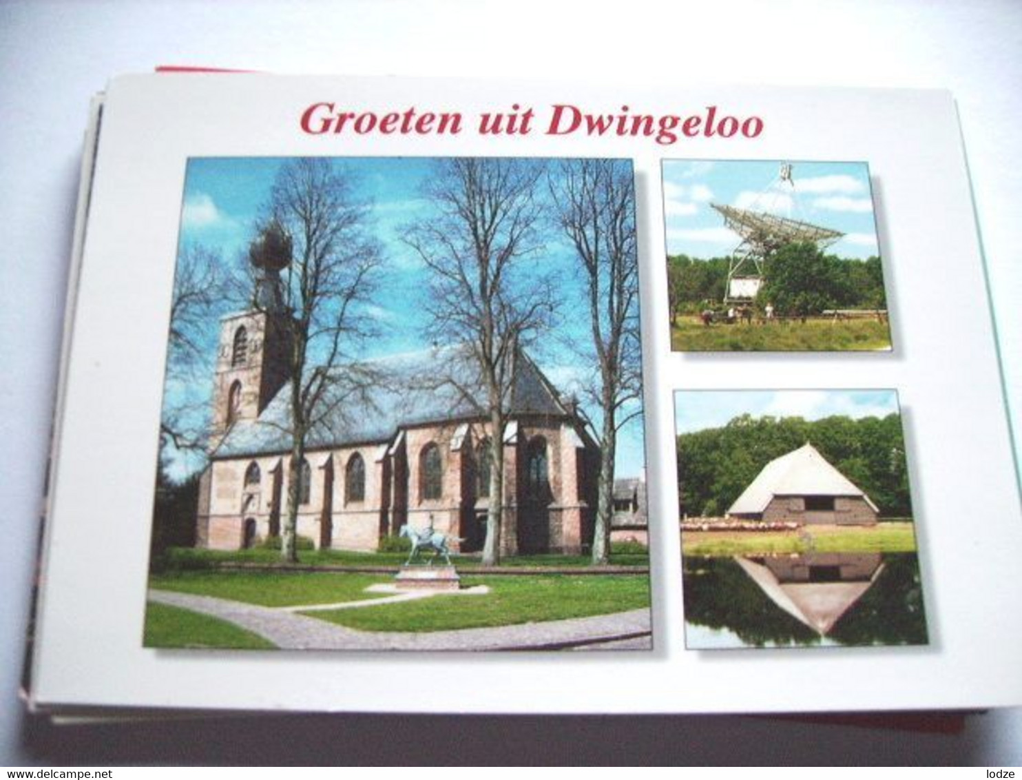 Nederland Holland Pays Bas Dwingeloo Met Kerk En Schapenschuur - Dwingeloo