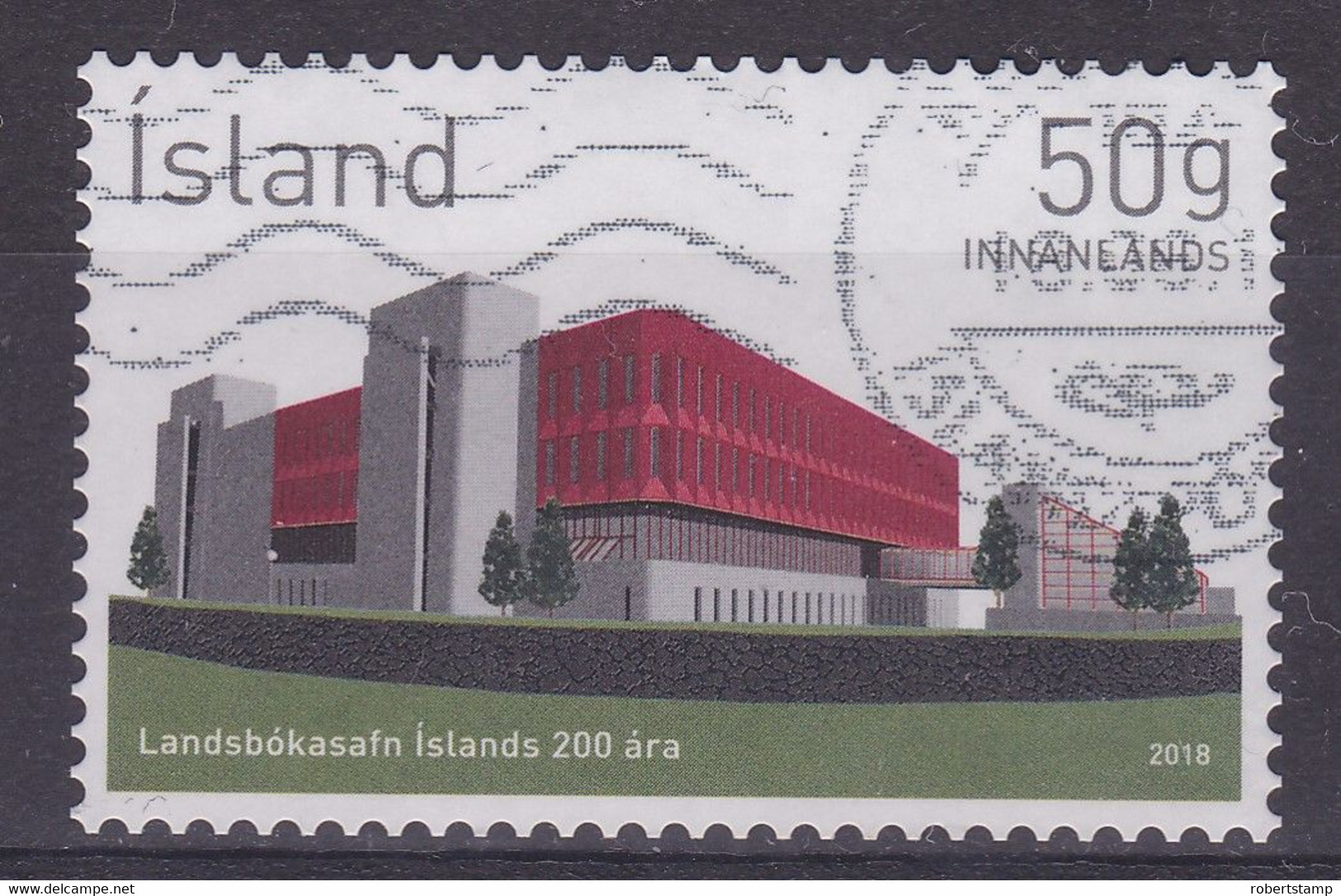 ISLANDIA 2018 - Sello Matasellado - Used Stamps