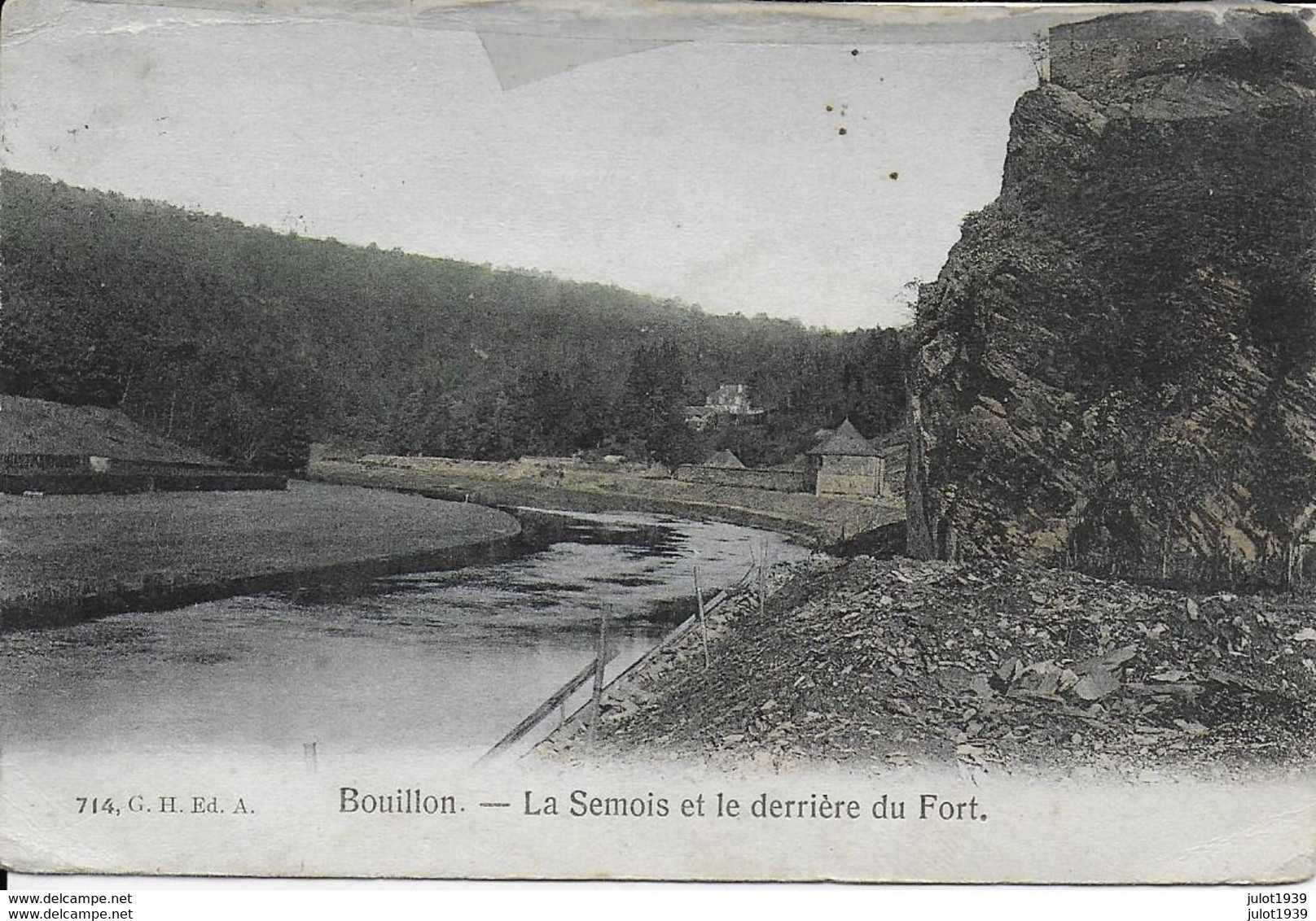 BOUILLON ..-- Vue Prise Derrière Le Tunnel , Avant La Construction De La Route Allant Vers Le Boulevard . - Bouillon