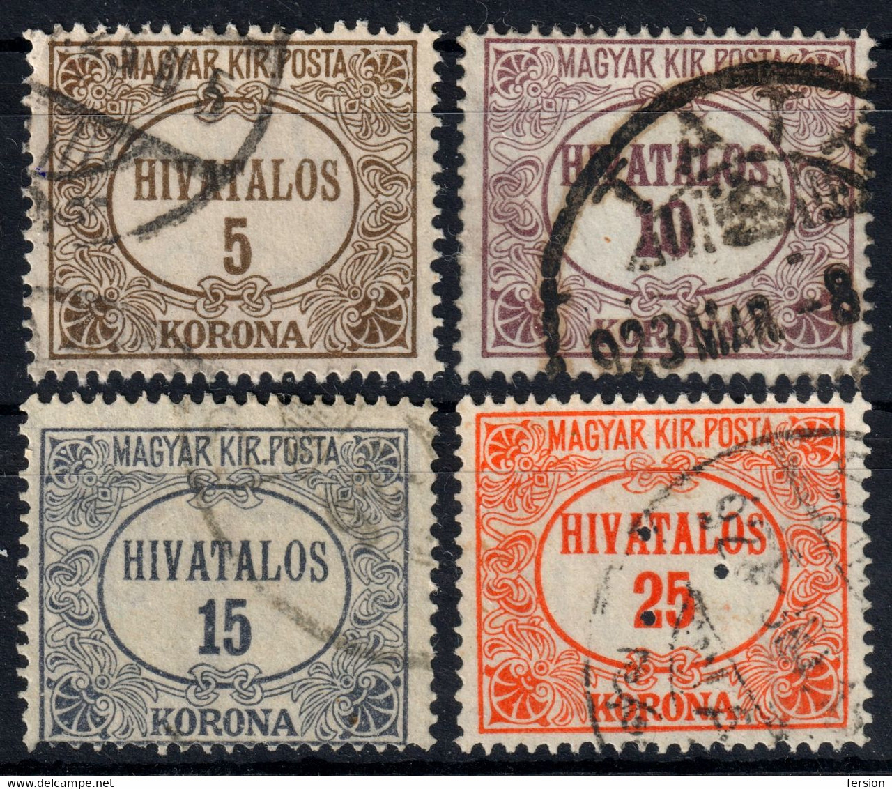 Official Dienstmarke 1922  Hungary - Used - Servizio