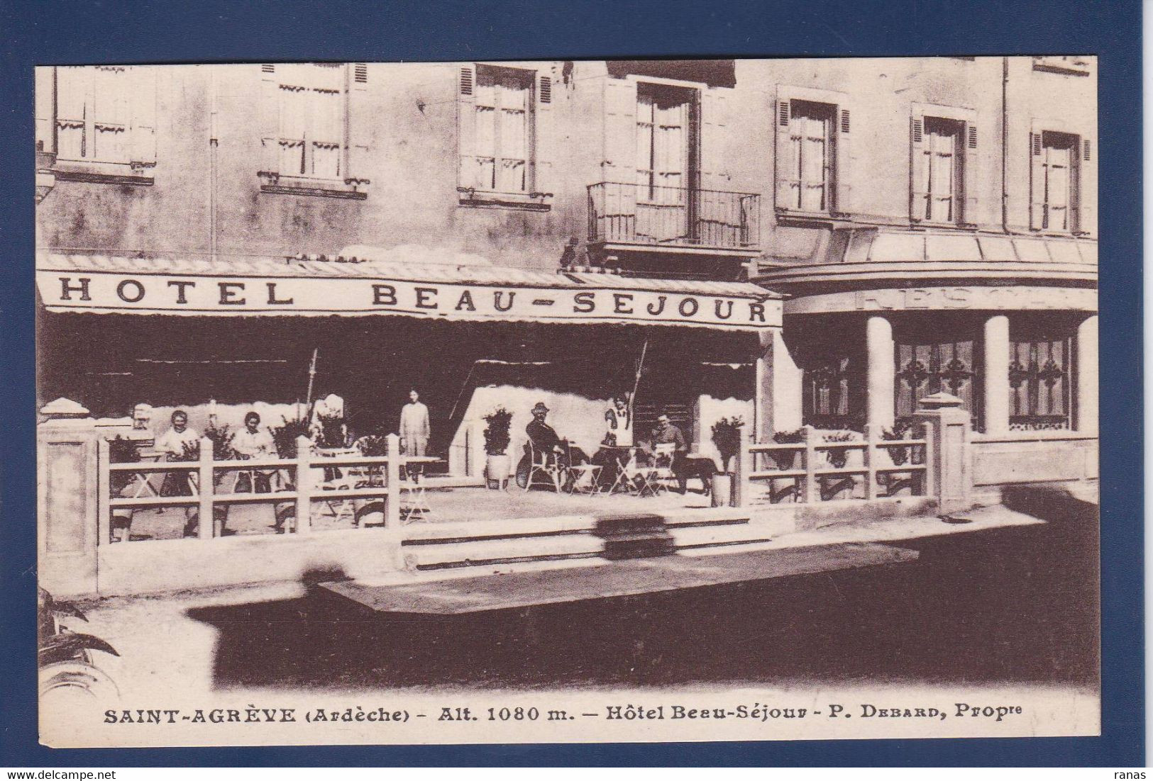 CPA Commerce Devanture Magasin Shop Non Circulé Saint Agrève Ardèche - Tiendas