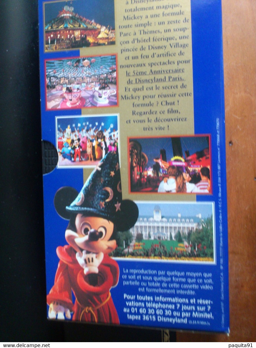 VHS Souvenirs Disneyland Paris1994 - Documentary