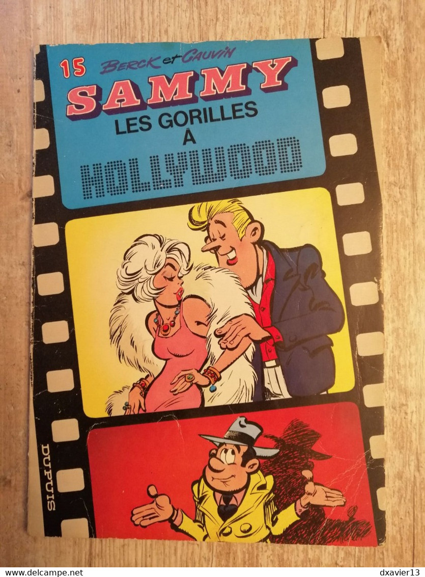 Bande Dessinée - Sammy 15 - Les Gorilles à Hollywood (1982) - Sammy