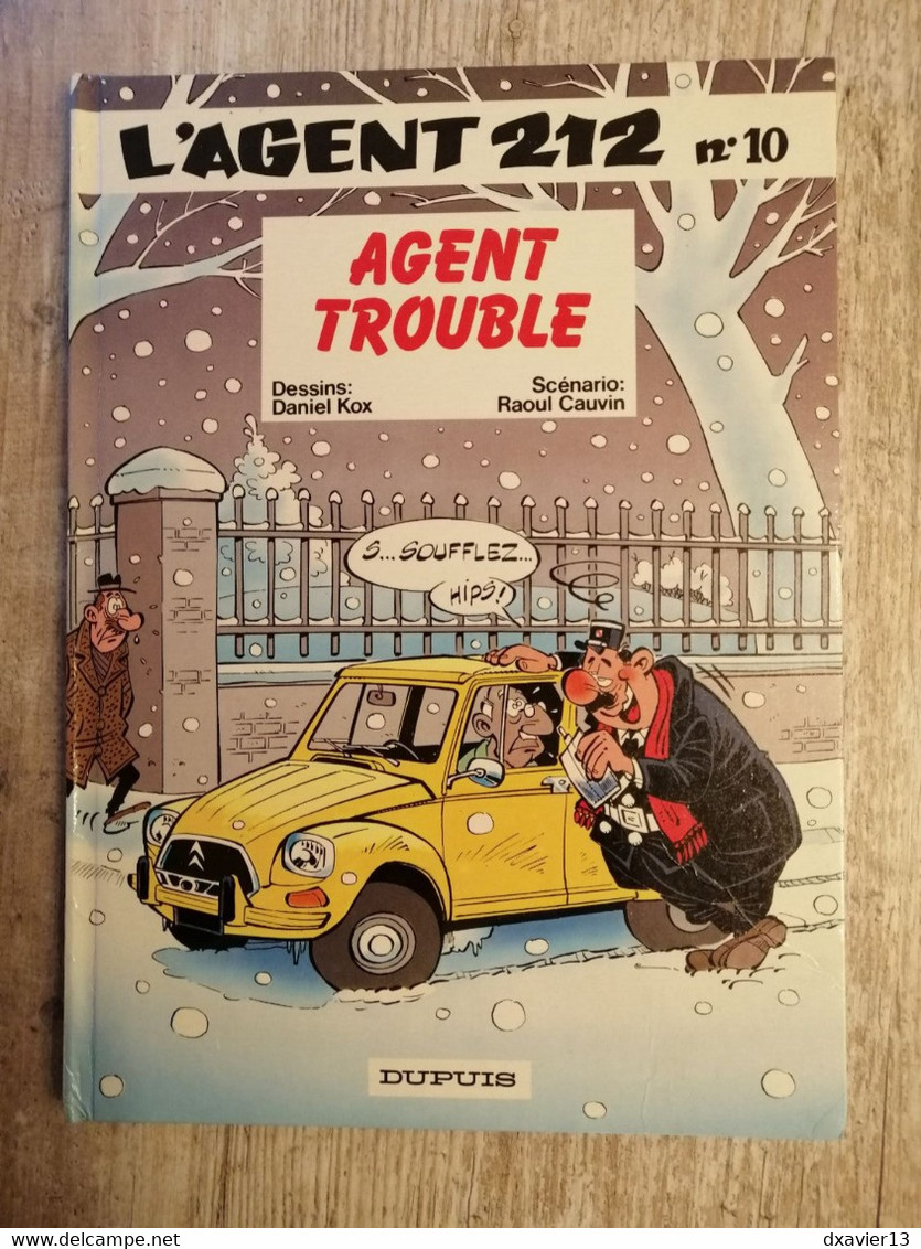 Bande Dessinée - L'Agent 212 N*10 - Agent Trouble (1988) - Agent 212, L'