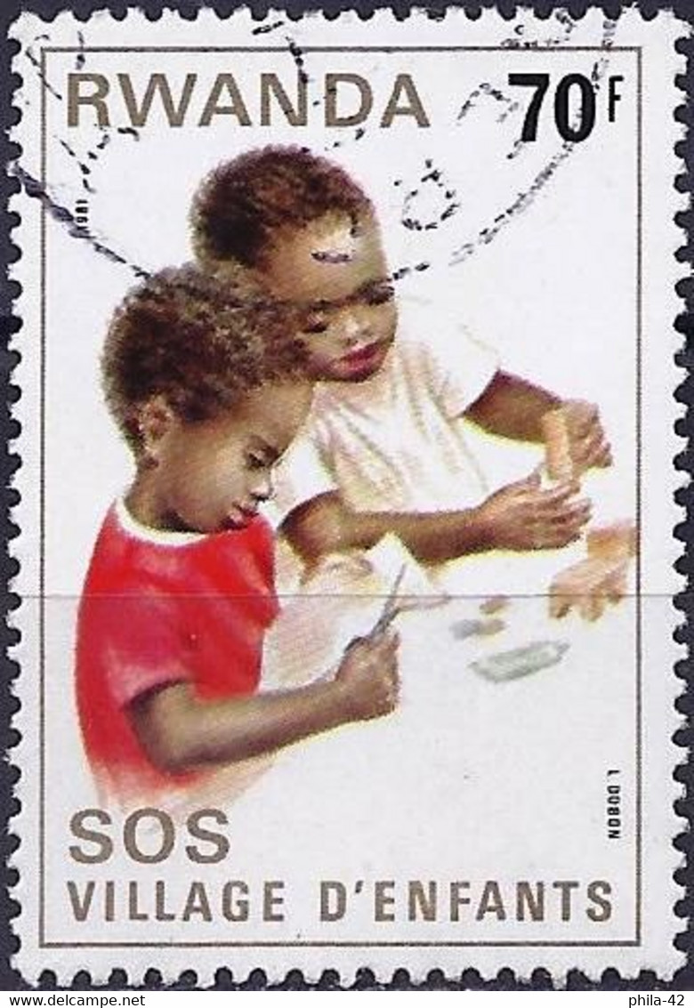 Rwanda 1981 - Mi 1109 - YT 990 ( SOS Children's Village ) - Gebruikt
