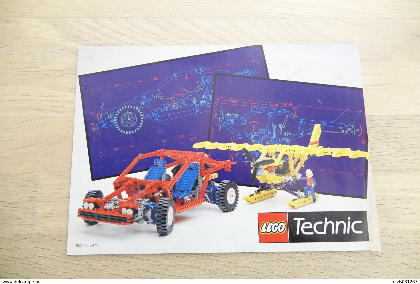 LEGO - CATALOG 1988 Technic Medium European (102378/102478-EU III (UK/F/NL/B)) - Original Lego 1988 - Vintage - - Catalogues