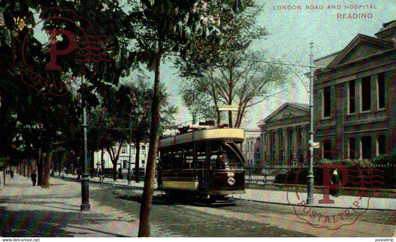 Reading, London Road & Hospital 1906 Tram TRAMWAY     UK   REINO UNIDO - Reading