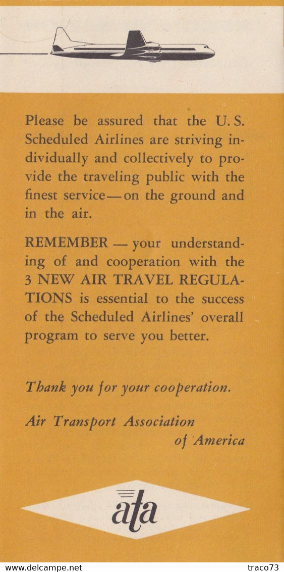 TRANS WORLD AIRLINES  - TWA  /  BIGLIETTO COMPLETO DI CUSTODIA _ PASSENGER TICKET AND BAGGAGE CHECK _ 1957